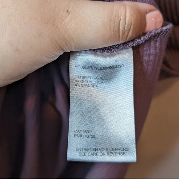 Tribal Jeans Purple Boat Turtle Neck Long Sleeve Ribbed Sweater XXL Plus Size - Picture 7 of 9